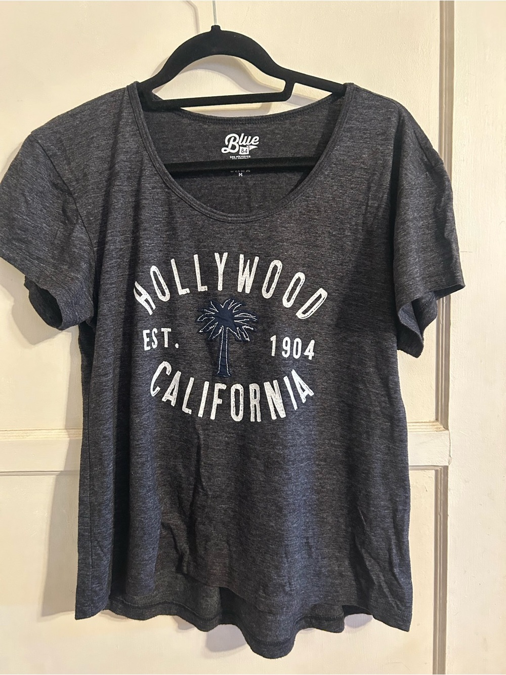 Blue 84 Charcoal Hollywood California Graphic Tee